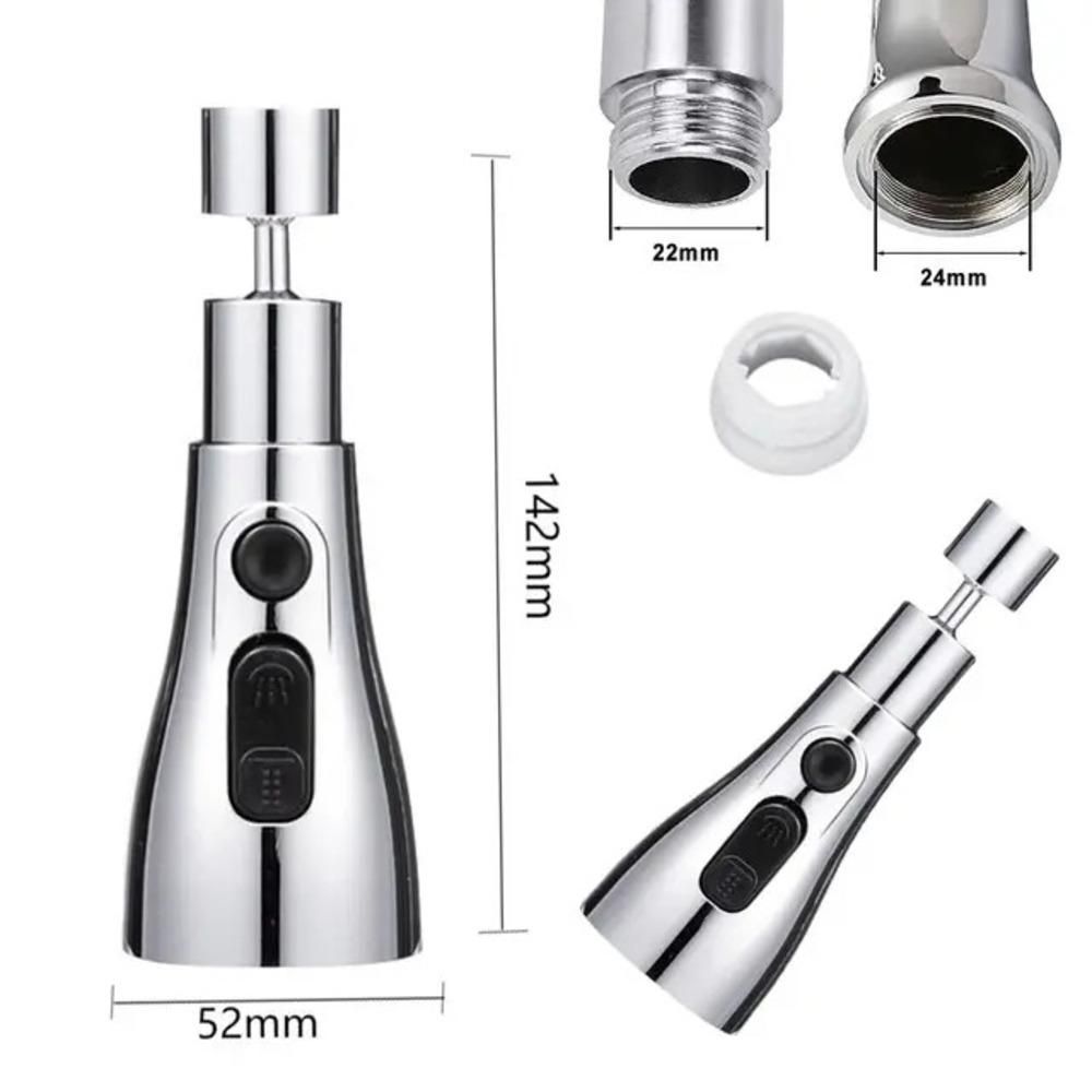 3-Mode Stainless Steel Kitchen Faucet – Stylish, Durable, and Versatile